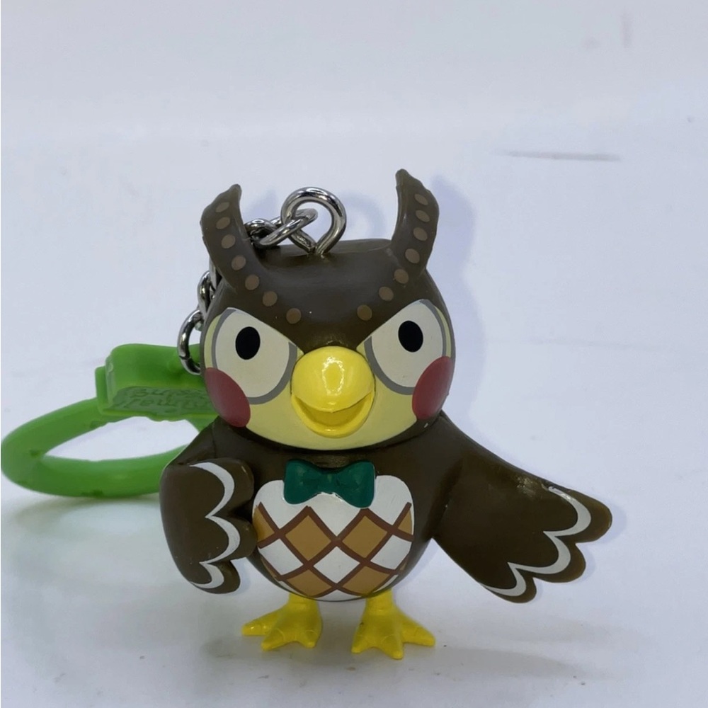 Animal Crossing (BLATHERS) Owl 3” Figure Keychain Backpack Clip, Nintendo Gamer